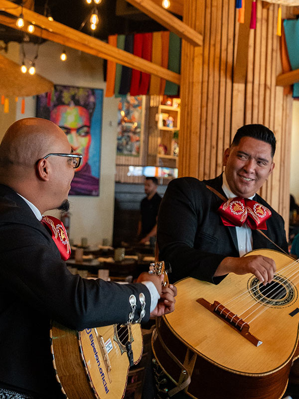 Mariachi Music Band at Kavas Tacos Restaurant