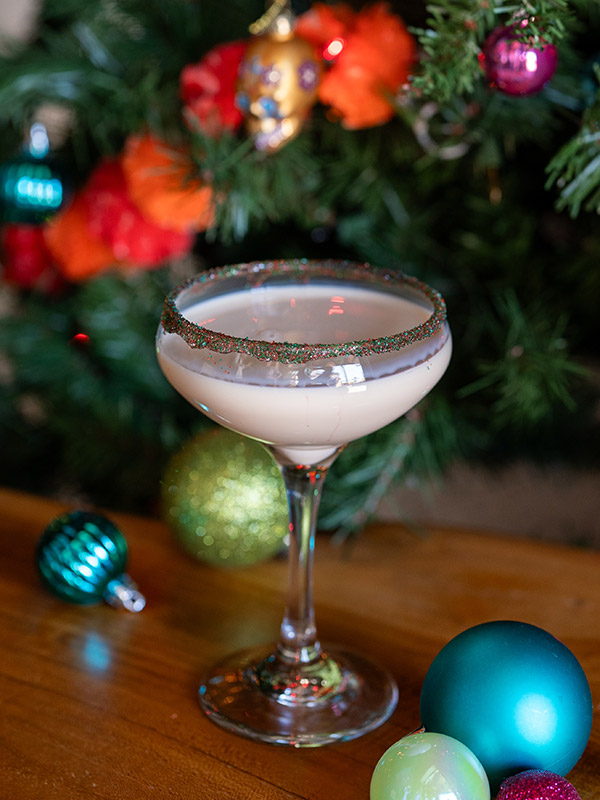 Santa's Cookietini Cocktail at Kavas Tacos