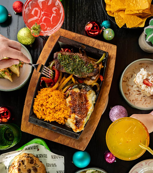 Festive Christmas Eve Dining at Kavas Tacos