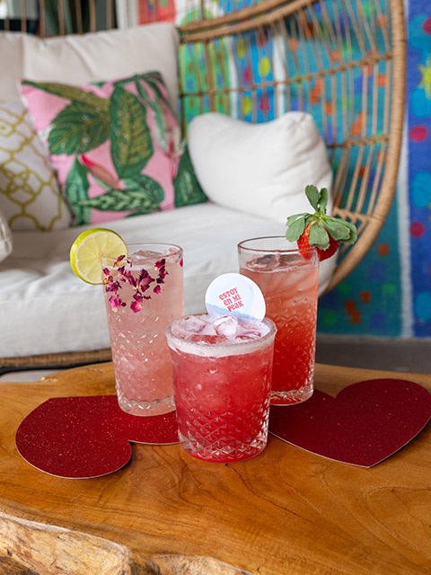 Vibrant Valentine's Cocktails Trio | Kavas Tacos